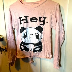 Panda crop top